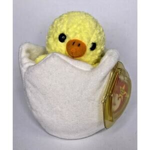 1999 Ty Beanie Baby "Eggbert" Retired Hatching Chick BB12
